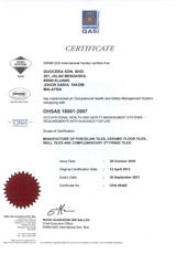 Guocera Certificate